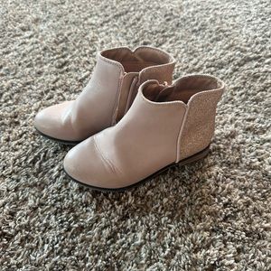 Toddler girl pink sparkly boots
